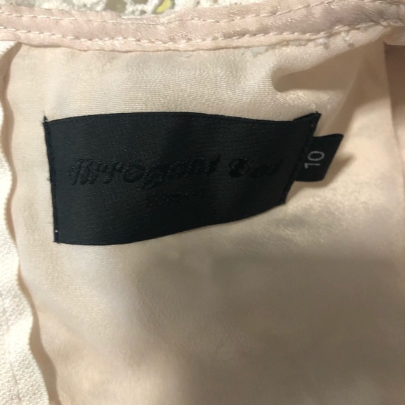 ASOS Arrogant Cat Ivory Lace Midi Dress sz 10 - Picture 9 of 11